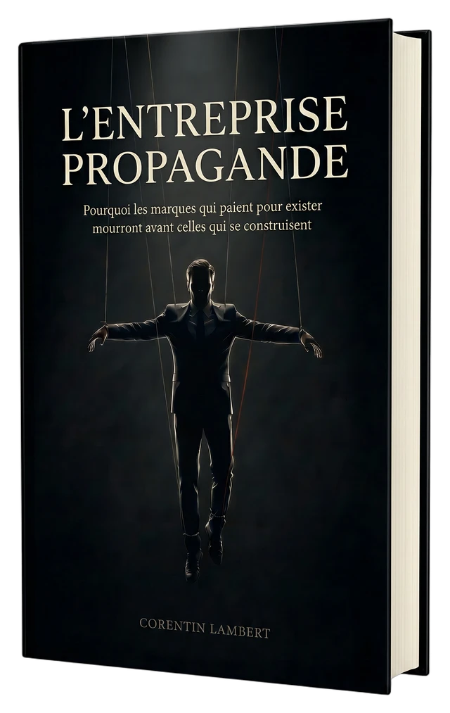 Le livre L'Entreprise-Propagande, exemplaire papier broché.
